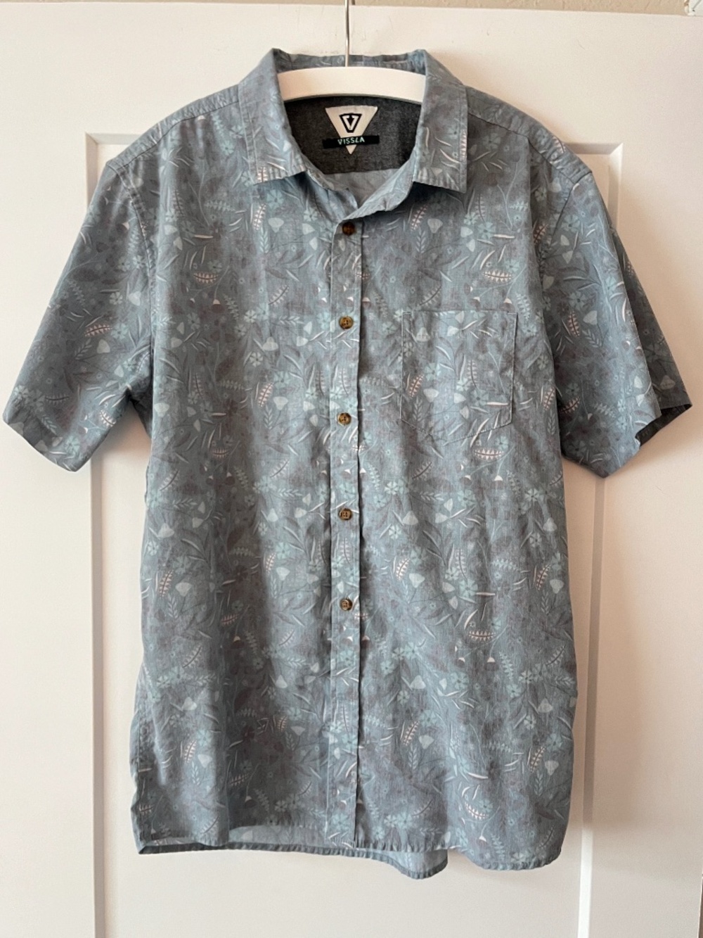 VISSLA Men’s Gardena Eco Short Sleeve Large EUC